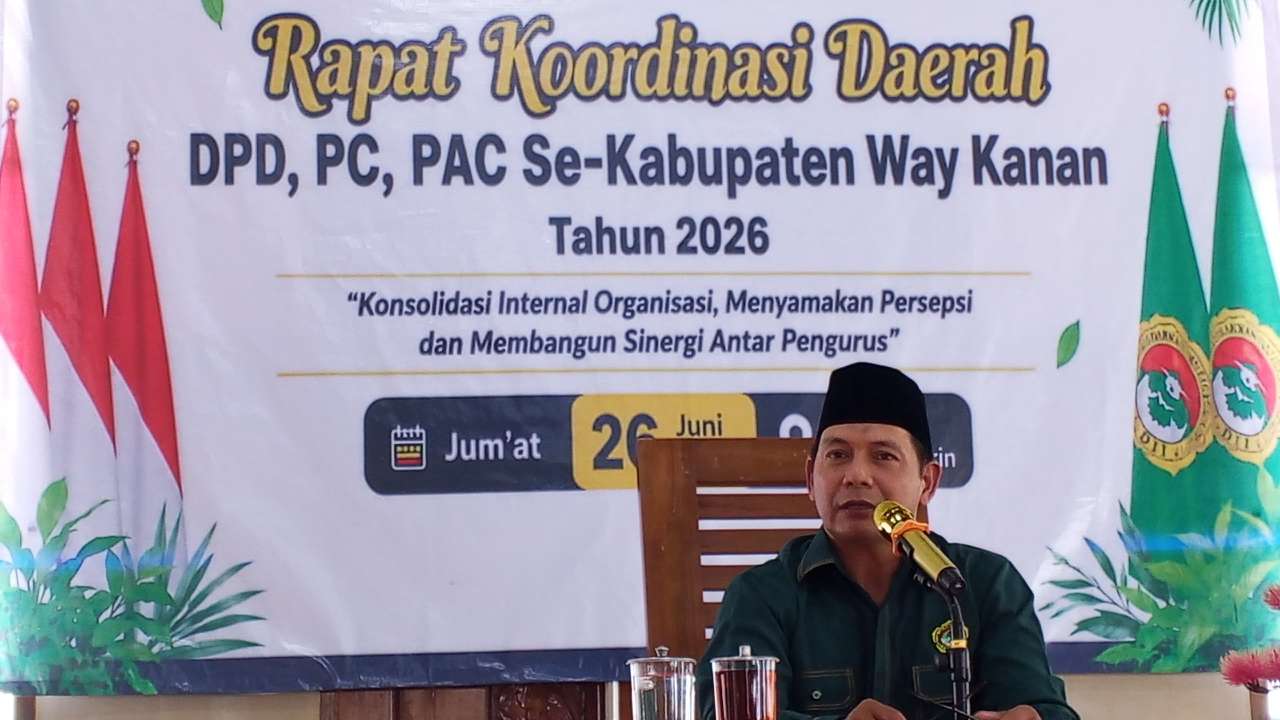 Ketua LDII Way Kanan H. Sobri Minta Pengurus Kompak Sukseskan 8 Bidang Pengabdian