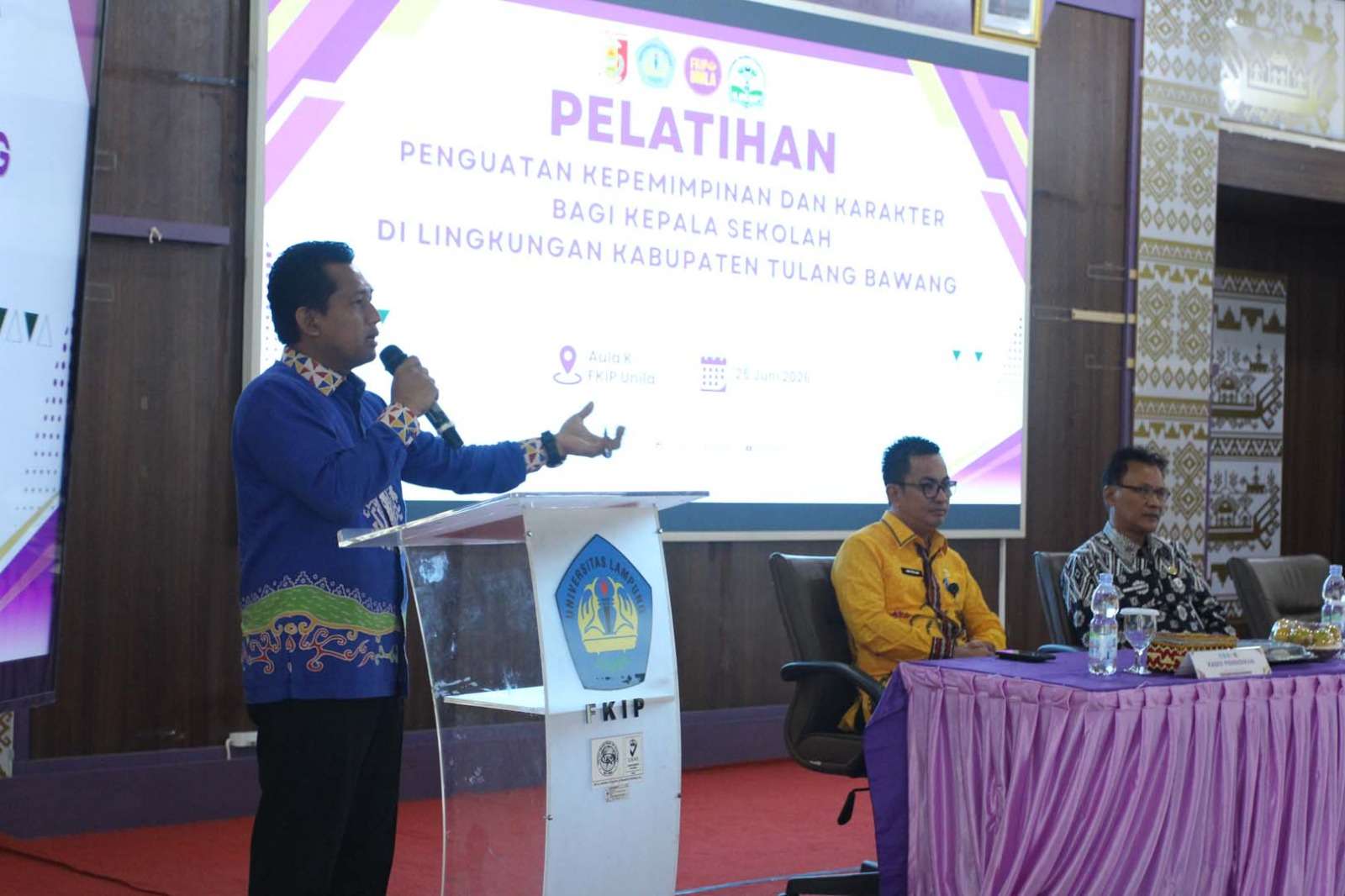 Tingkatkan Mutu Sekolah, FKIP Unila Latih Kepemimpinan 300 Kepala Sekolah Tulang Bawang