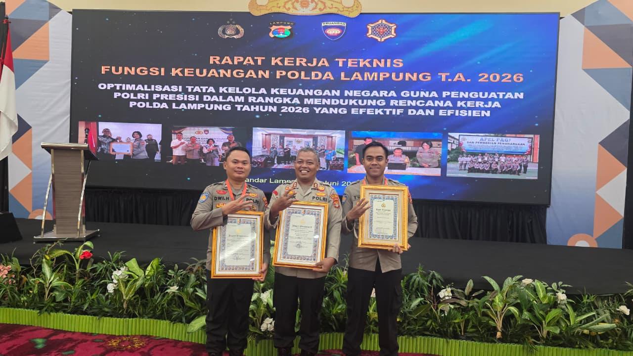 Kelola Anggaran dengan Nilai Sempurna 100, Polres Way Kanan Borong 3 Penghargaan dari Kapolri