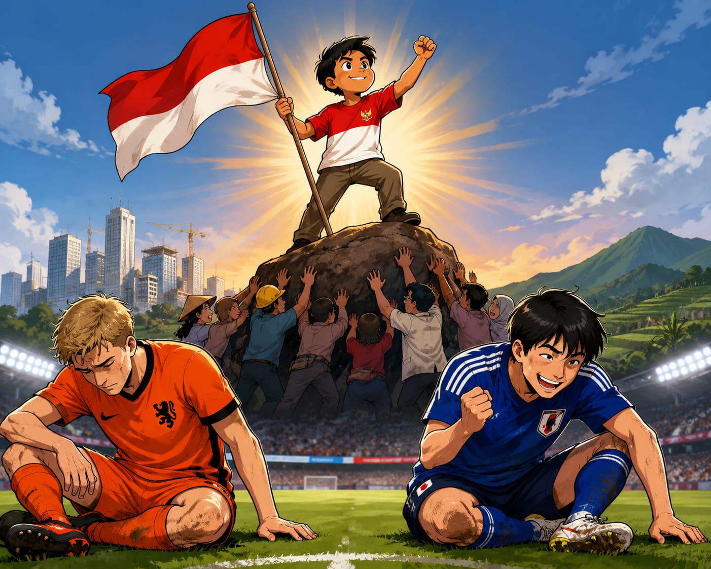 Jepang dan Belanda Mengajarkan Ketangguhan