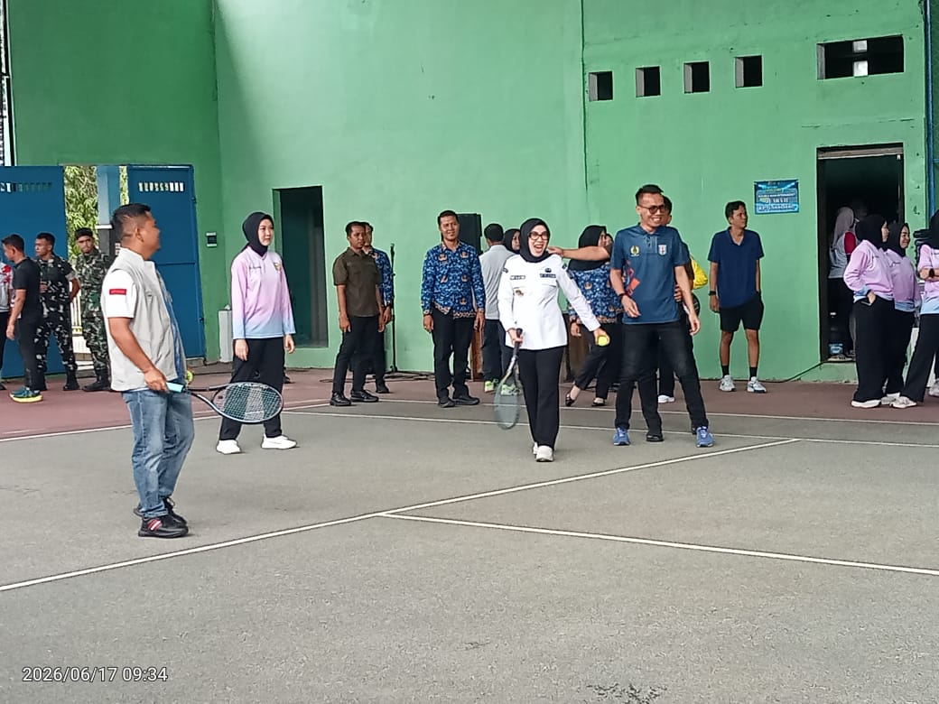 Buka PORKAB Tenis Lapangan 2026, Ketua KONI Way Kanan: Junjung Tinggi Sportivitas dan Bentuk Karakter Atlet