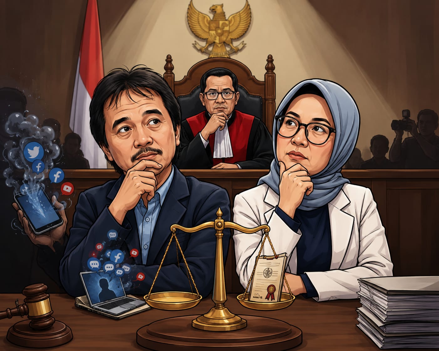 Menanti Putusan Hukum Perkara Roy Suryo dan dr. Tifa
