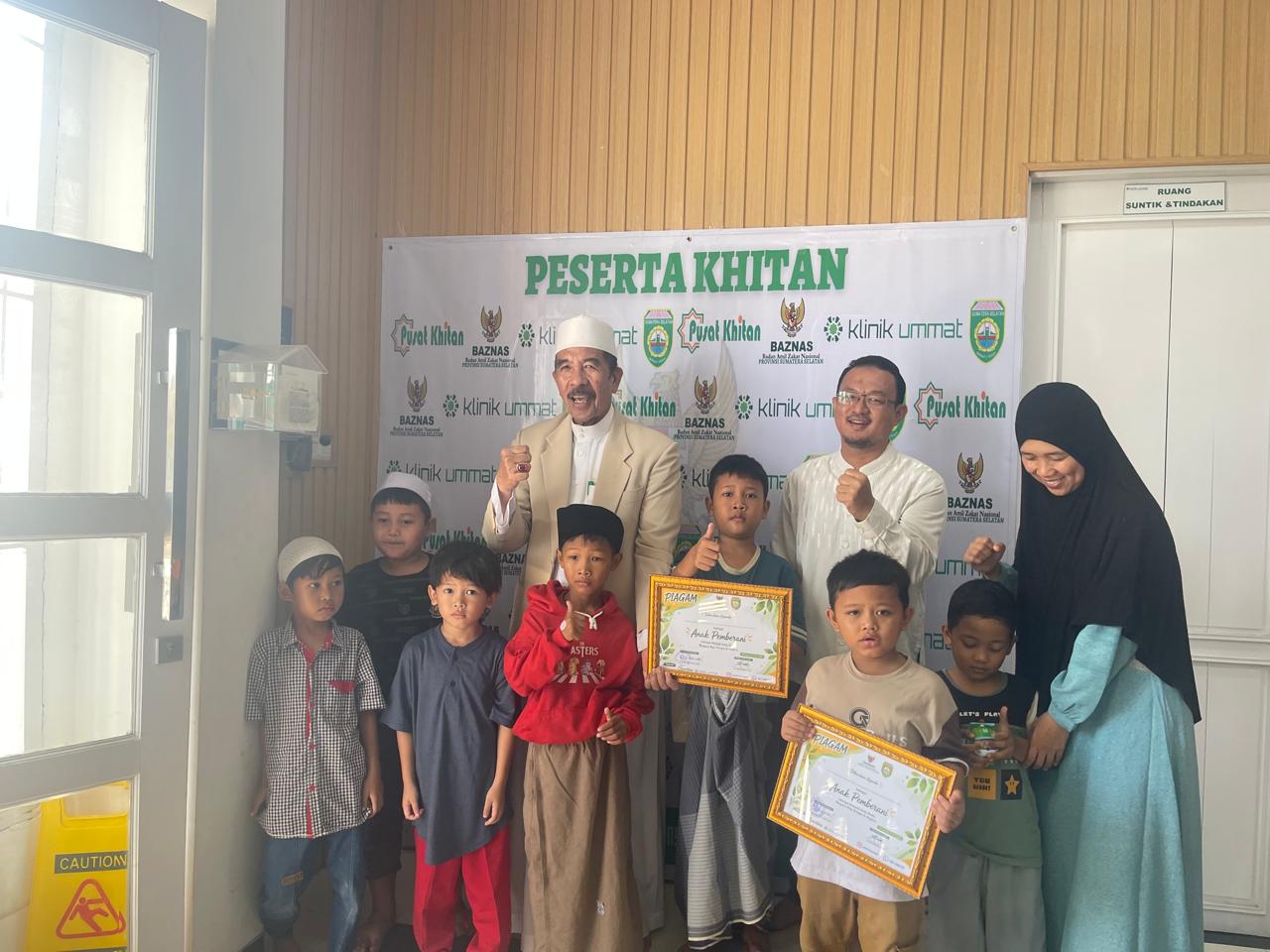 Gandeng Yayasan Umi, Baznas Sumsel Gelar Khitan Massal Gratis di Palembang