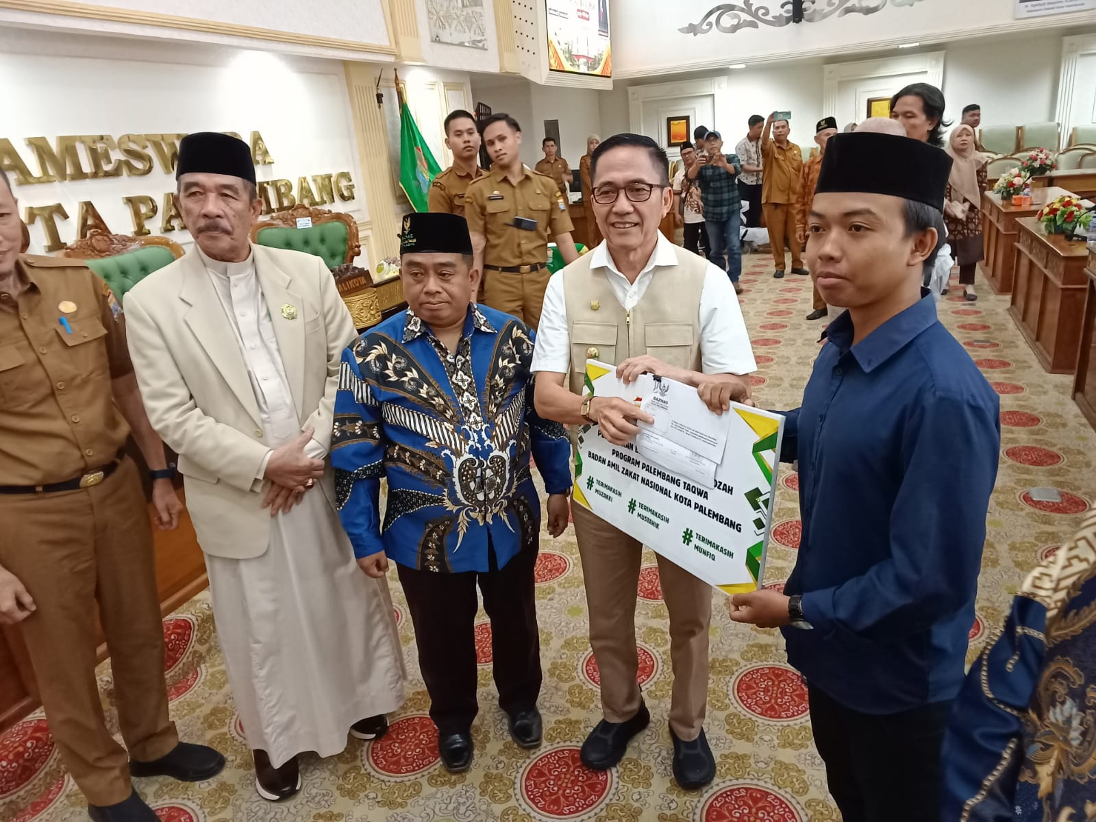 Semarak HUT ke-1343 Kota Palembang, Baznas Salurkan Bantuan Lewat 5 Program Unggulan