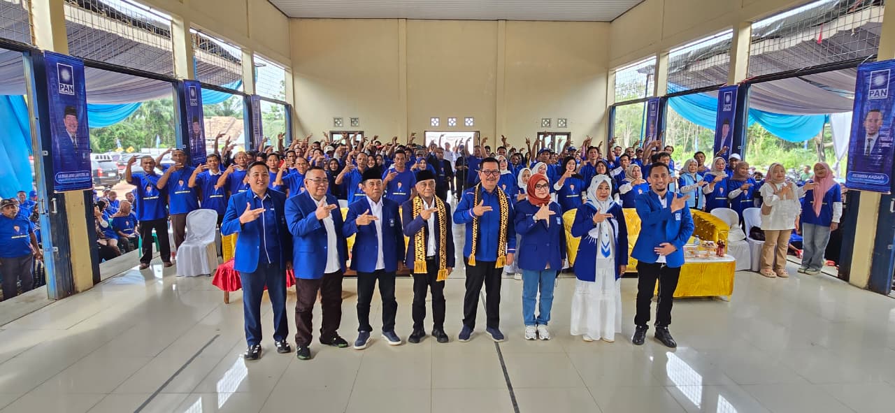 Targetkan Menang di Pemilu, Resmen Kadapi Minta Ratusan Pengurus Ranting PAN Aktif Bantu Rakyat