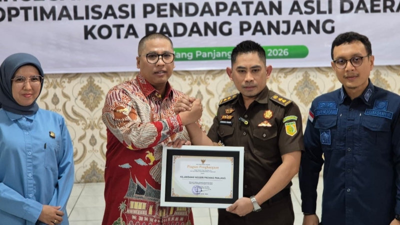 Pemkot Padang Panjang Apresiasi Peran Kejari dalam Optimalisasi Pendapatan Daerah