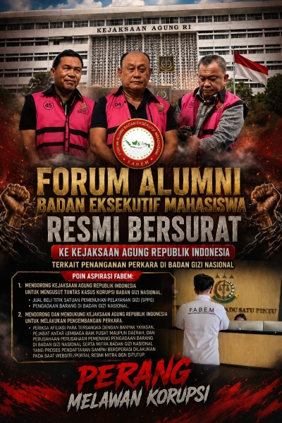 FABEM Layangkan Surat ke Kejagung, Minta Dugaan Korupsi BGN Diusut Menyeluruh