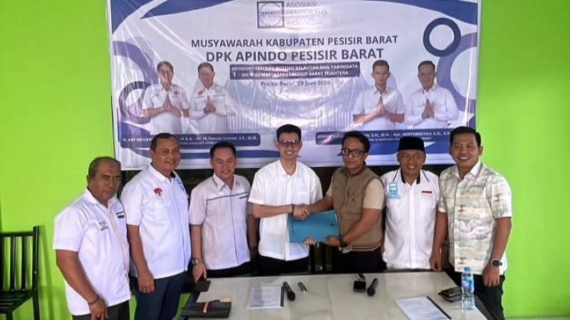 Nahkodai Apindo Pesibar, Arkhan Fokus Kembangkan UMKM dan Pariwisata