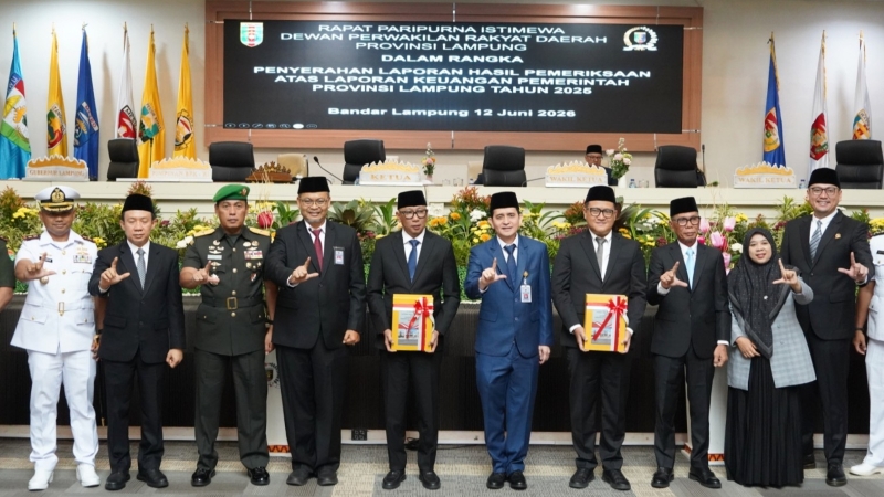 Lampung Kembali Raih WTP, Gubernur Mirza Tegaskan Komitmen Transparansi Keuangan Daerah