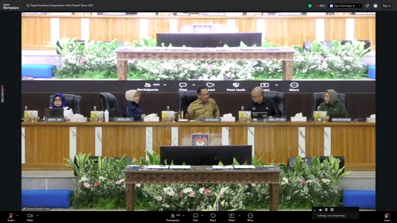 IPH Lampung Tetap 0,00, Pemprov Perkuat Pengendalian Inflasi dan Sukseskan Sensus Ekonomi 2026