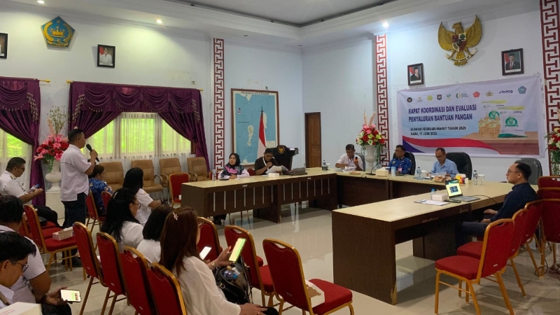 Pemkab Sangihe dan Bulog Perkuat Sinergi untuk Percepat Distribusi Bantuan Pangan kepada Masyarakat