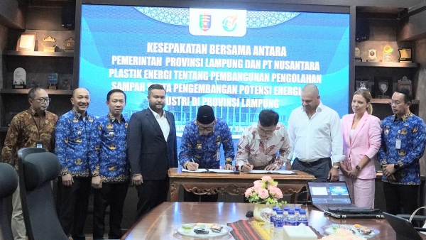 Lampung Siap Jadi Pionir Nasional Pengelolaan Sampah Terintegrasi dan Energi Bersih