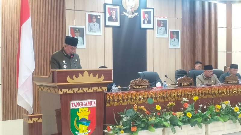 Bupati Tanggamus Sampaikan Ranperda Pertanggungjawaban APBD 2025, Raih Opini WTP Dua Tahun Berturut-turut