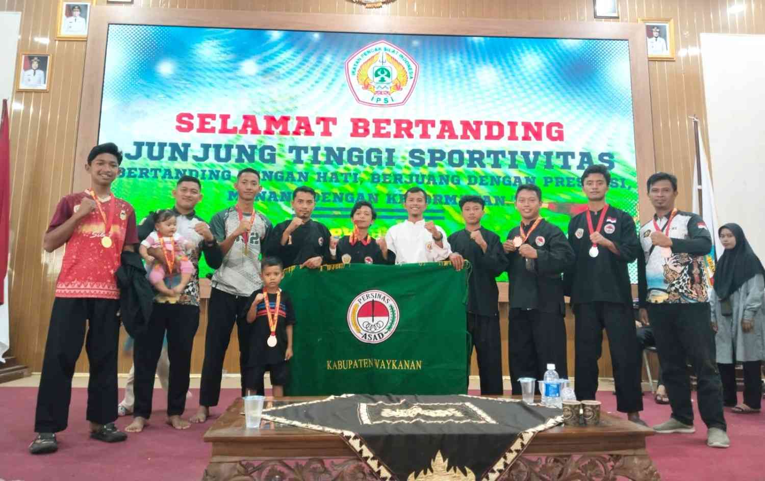 Persinas ASAD Sumbang 9 Medali di PORKAB IPSI Way Kanan 2026, Siap Cetak Pesilat Berprestasi
