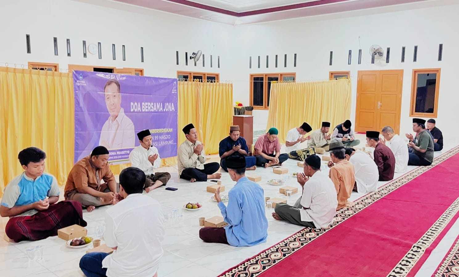 DKM Masjid Miqdad Bin Amru Gelar Doa Bersama untuk Ade Jona Prasetyo