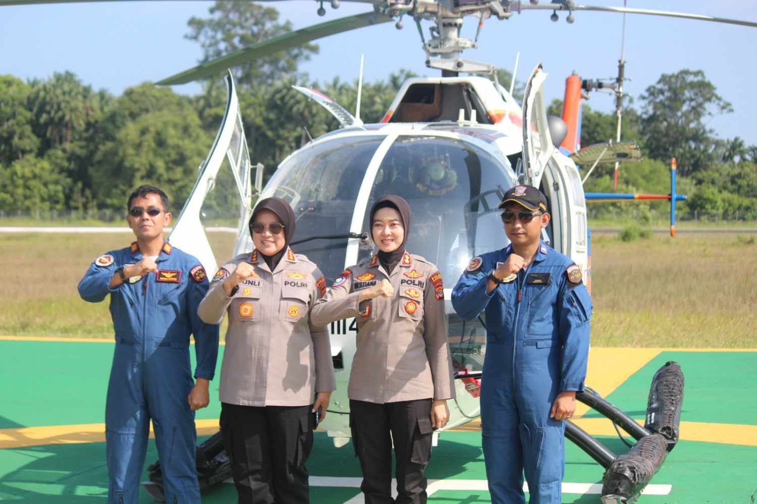 Kapolres Bestiana Dampingi Kabid Humas Polda Lampung Monitoring Kamtibmas di Pesisir Barat