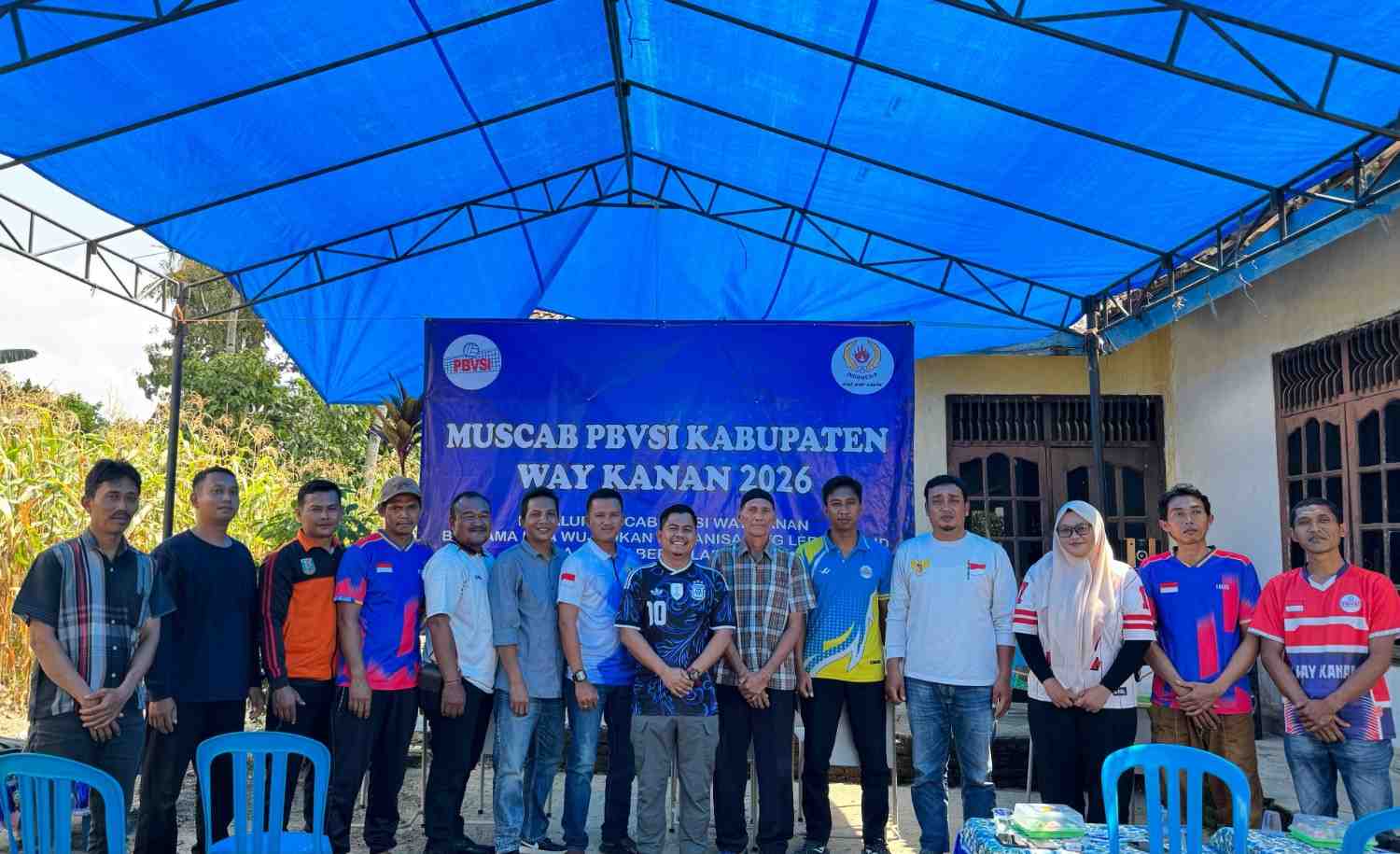 Muscab PBVSI Way Kanan 2026 Resmi Digelar, Abu Hatam Terpilih Nahkodai Organisasi
