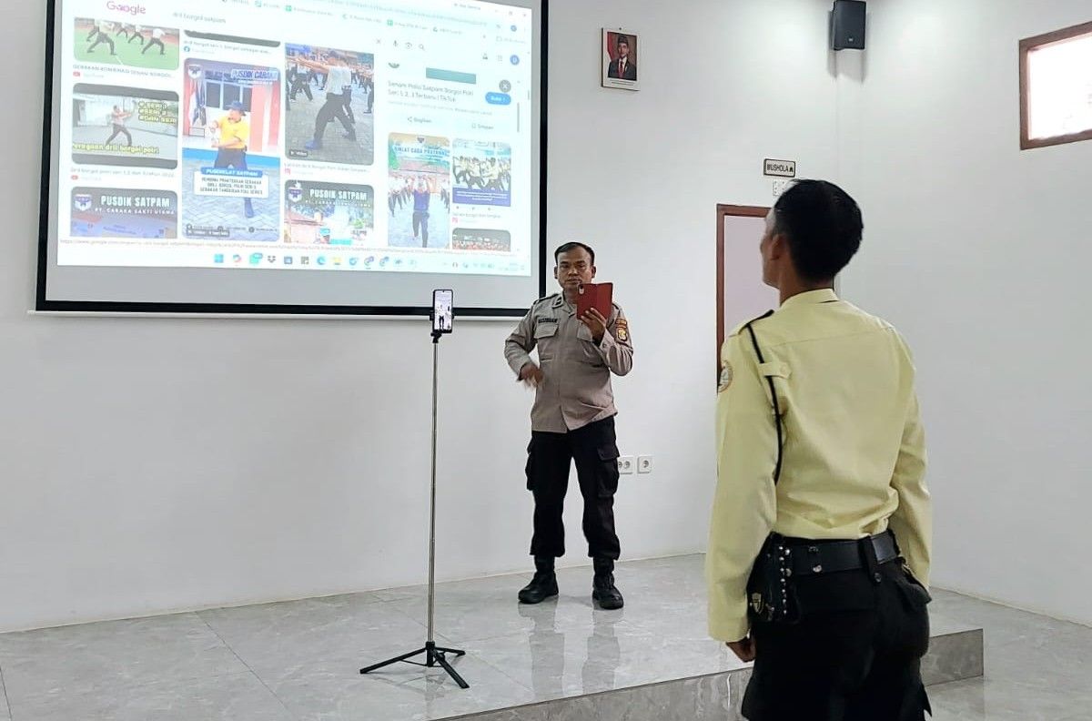 Sambut Hari Bhayangkara ke-80, Polres Way Kanan Gelar Penilaian Lomba Satpam Teladan