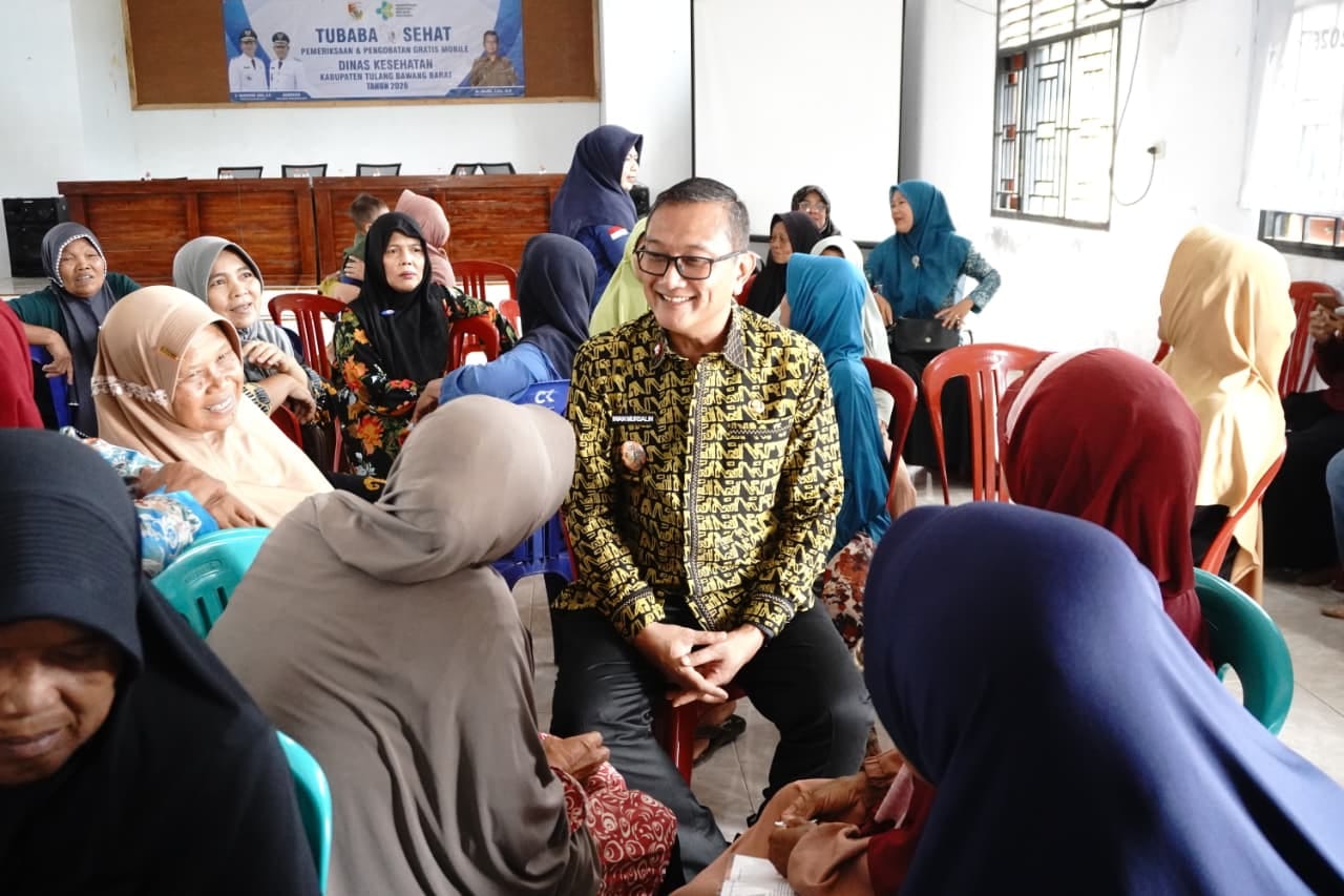 Sekda Tubaba Tinjau Tubaba Q Sehat, Tegaskan Komitmen Pemerintah Hadirkan Layanan Kesehatan Gratis