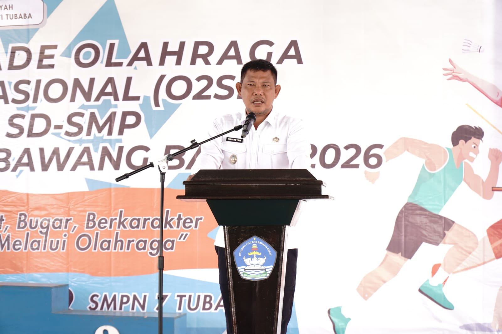 Buka O2SN 2026, Wabup Nadirsyah Dorong Lahirnya Atlet Muda Berprestasi dari Tubaba