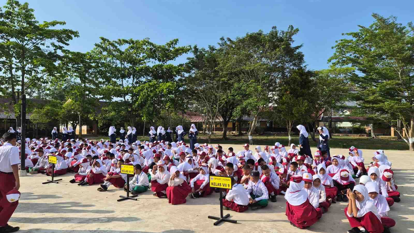 Cegah Perundungan, MPLS SMPN 21 Palembang Terapkan Budaya Senyum, Salam, Sapa