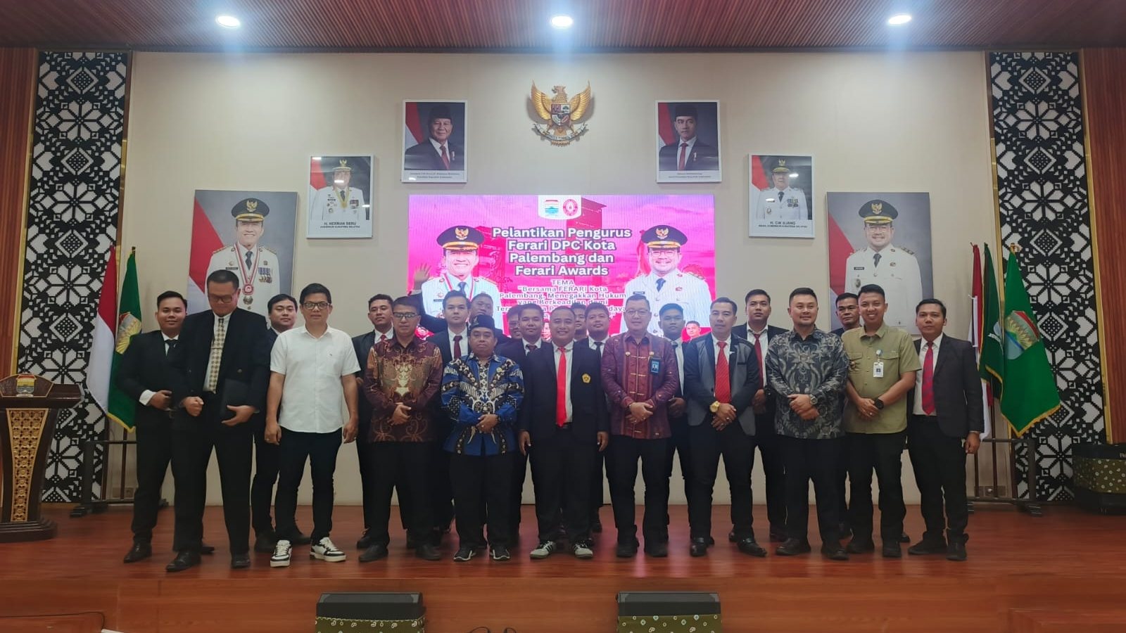 DPC Ferari Kota Palembang Resmi Dilantik, Siap Perkuat Akses Bantuan Hukum Gratis bagi Masyarakat
