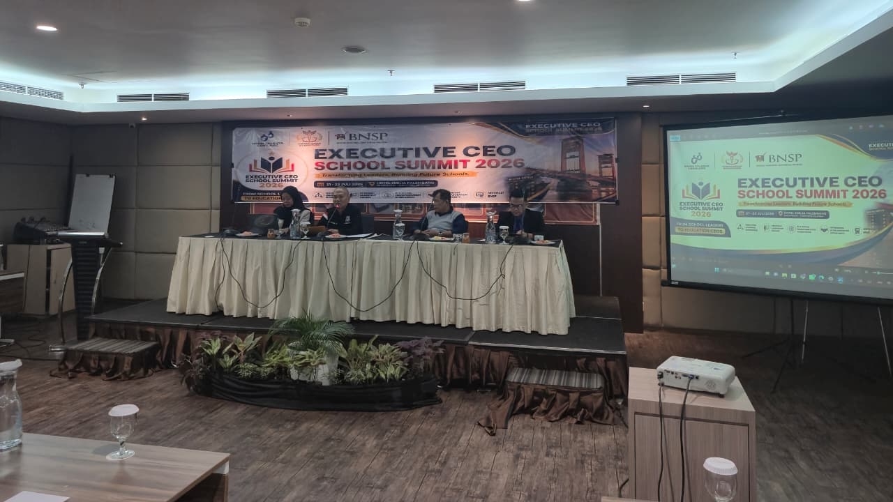 Executive CEO School Summit 2026 Perkuat Kepemimpinan Kepala Sekolah di Sumsel