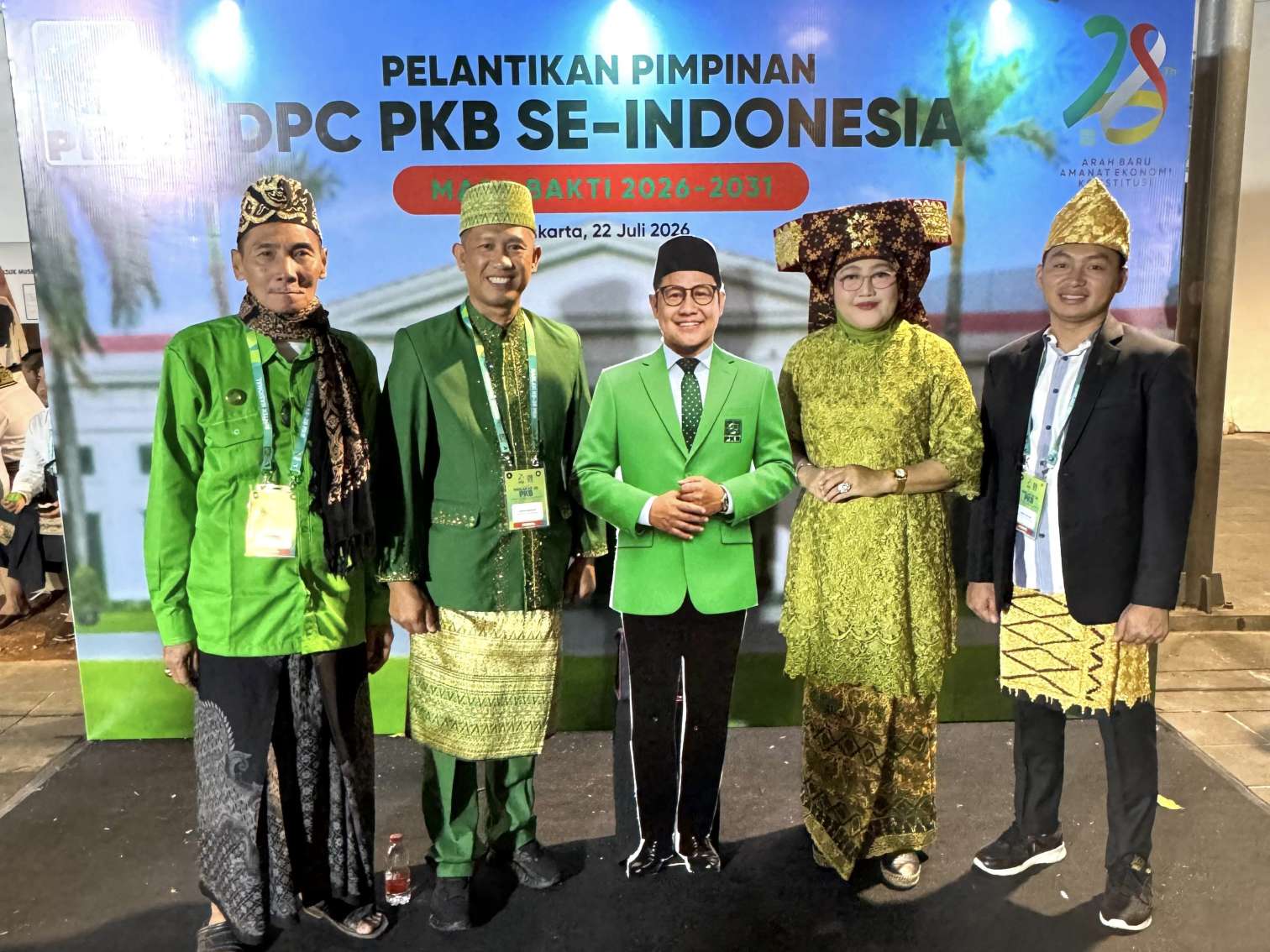 Dilantik Langsung Cak Imin, Sairul Sidiq Kembali Nahkodai DPC PKB Way Kanan 2026-2031