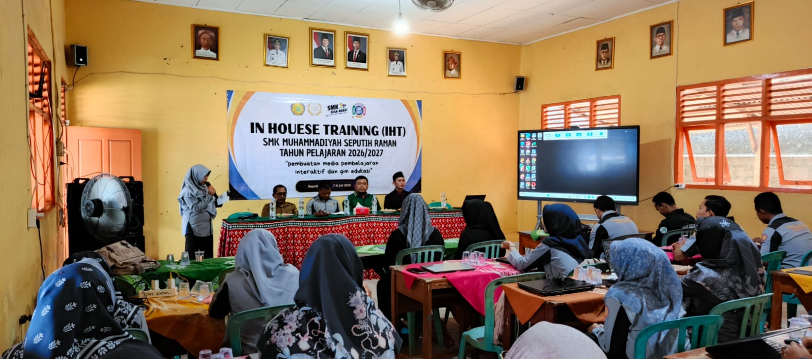 Genjot Kualitas Ajar, Guru SMK Muhammadiyah Seputih Raman Dilatih Bikin Gim Edukasi