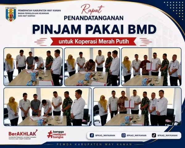 Dukung Program KDMP di 227 Titik, BPKAD Way Kanan Pastikan Status Kepemilikan Aset Daerah Tetap Aman