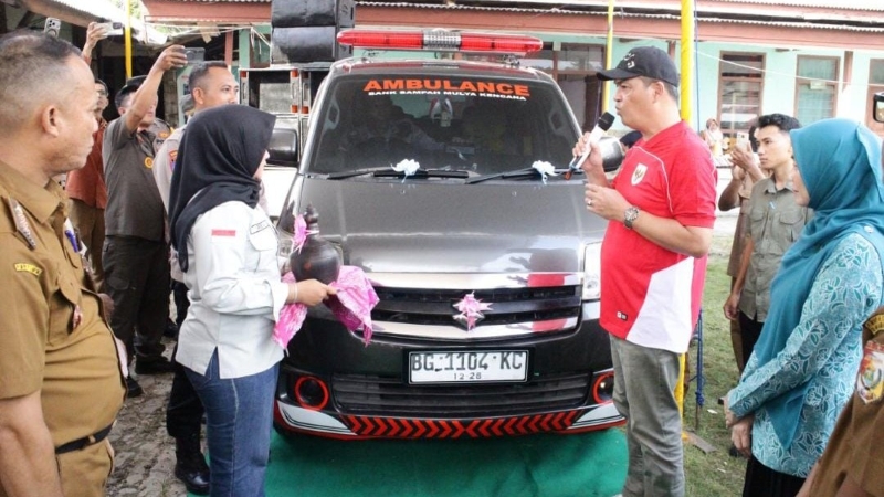 Bank Sampah Mulya Kencana Hadirkan Ambulans Gratis Berkat Program Unggulan Pemkab Tubaba