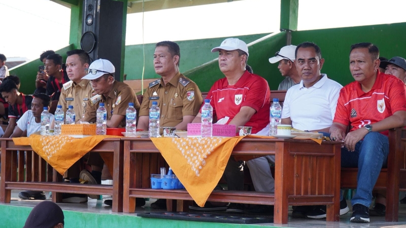 Bupati Tubaba Hadiri Nobar Tubaba Football League U-17, Tekankan Sportivitas
