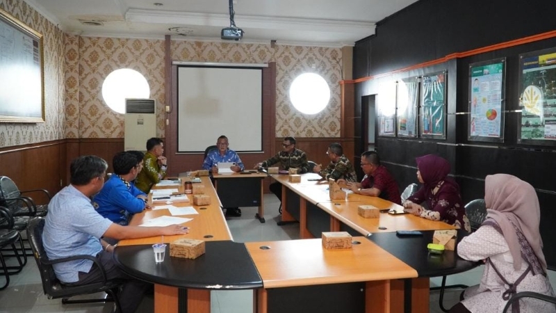 Sekda Tubaba Pimpin Rakor Optimalisasi PAD, DPMPTSP dan Bapenda Perkuat Sinergi Data