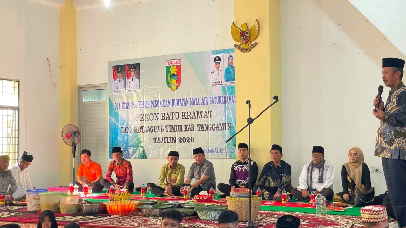 Hadiri Bersih Pekon Batu Kramat, Wabup Tanggamus Tekankan Gotong Royong dan Pelestarian Tradisi