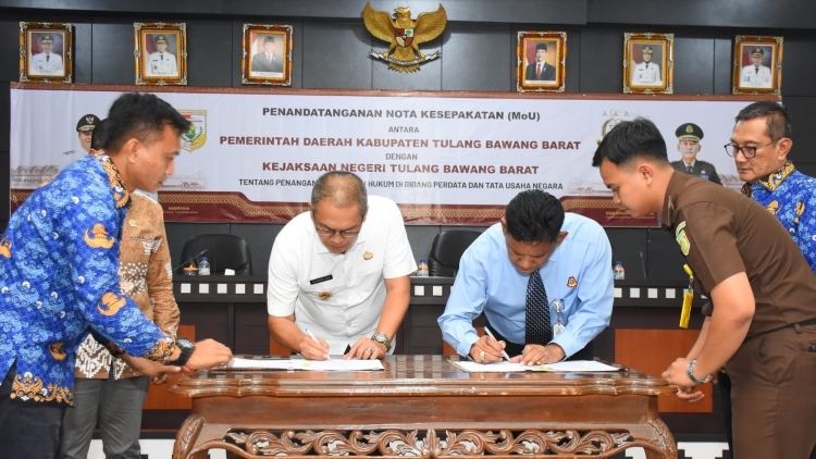 Perkuat Tata Kelola Pemerintahan, Pemkab Tubaba Gandeng Kejari dalam Bidang Datun