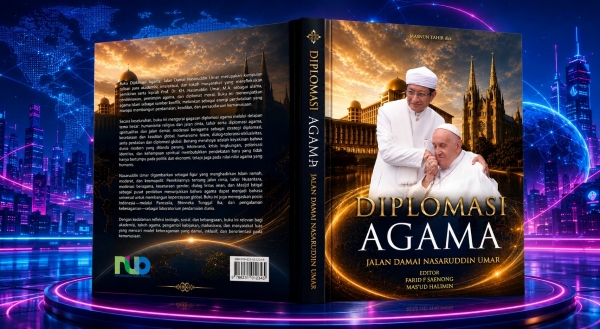 Buku Diplomasi Agama Nasaruddin Umar Diluncurkan, Rektor UIN RIL Soroti Spiritualitas dan Perdamaian
