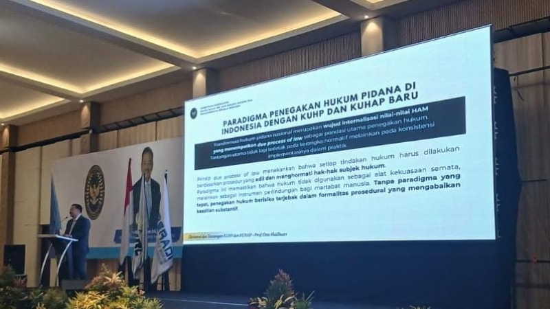 JMSI Lampung Ikuti Studium Generale PERADI-UBL tentang Tantangan KUHP dan KUHAP Baru