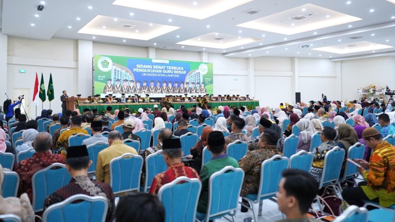 UIN Raden Intan Lampung Kukuhkan 16 Guru Besar, Perkuat SDM Akademik dan Kualitas Keilmuan