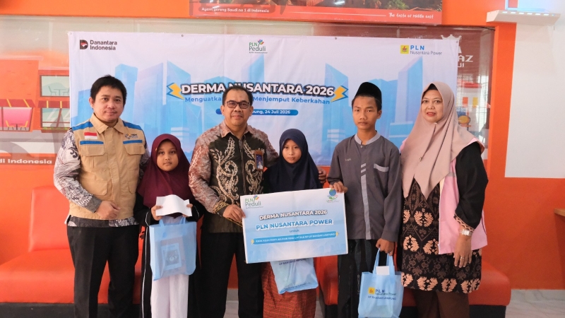 Sambut Bulan Kemerdekaan, PLN Nusantara Power UP Bandar Lampung Gelar Derma Nusantara