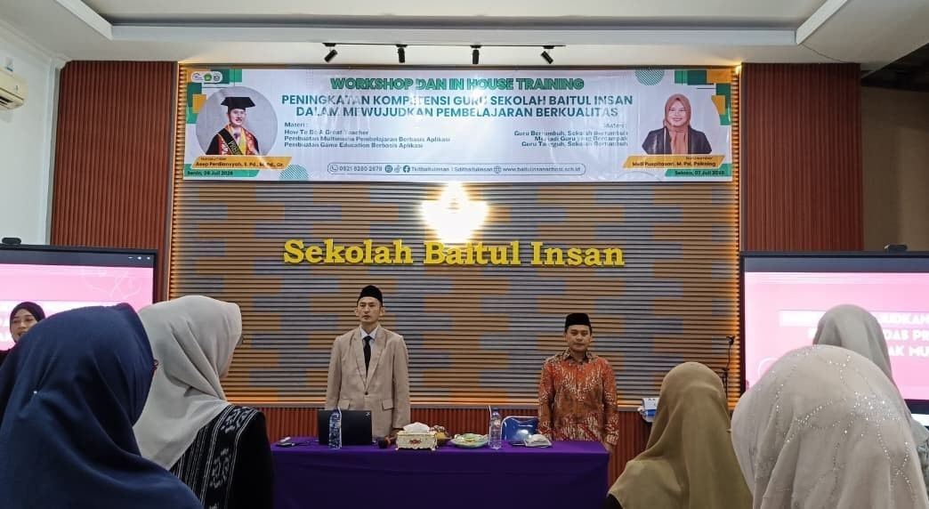 Sekolah Baitul Insan Pesawaran Gelar IHT, Guru Dibekali Multimedia Interaktif dan Gim Edukasi