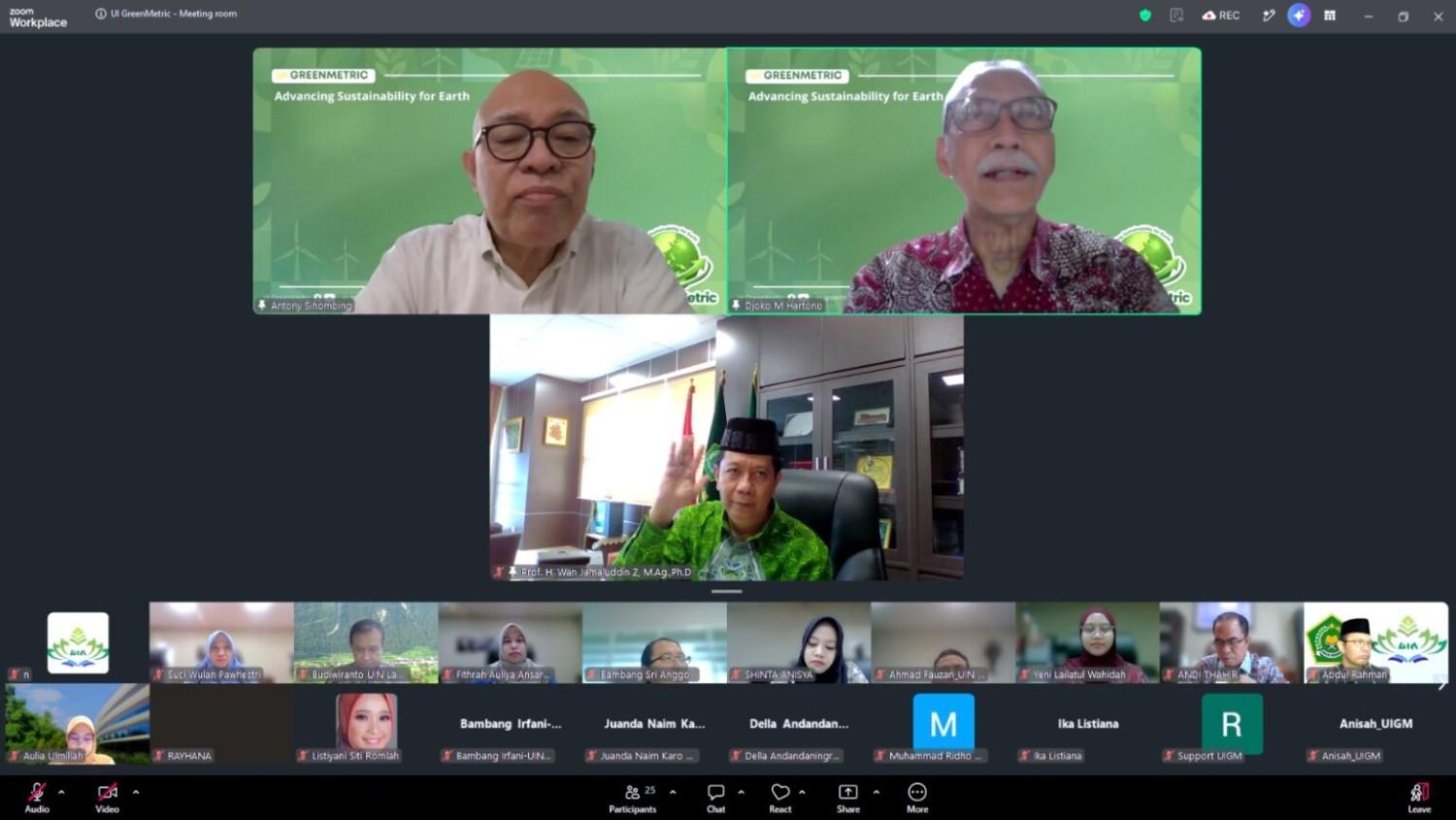UIN RIL Kembali Raih Four Trees Rating UI GreenMetric, Komitmen Kampus Hijau Dipuji Asesor