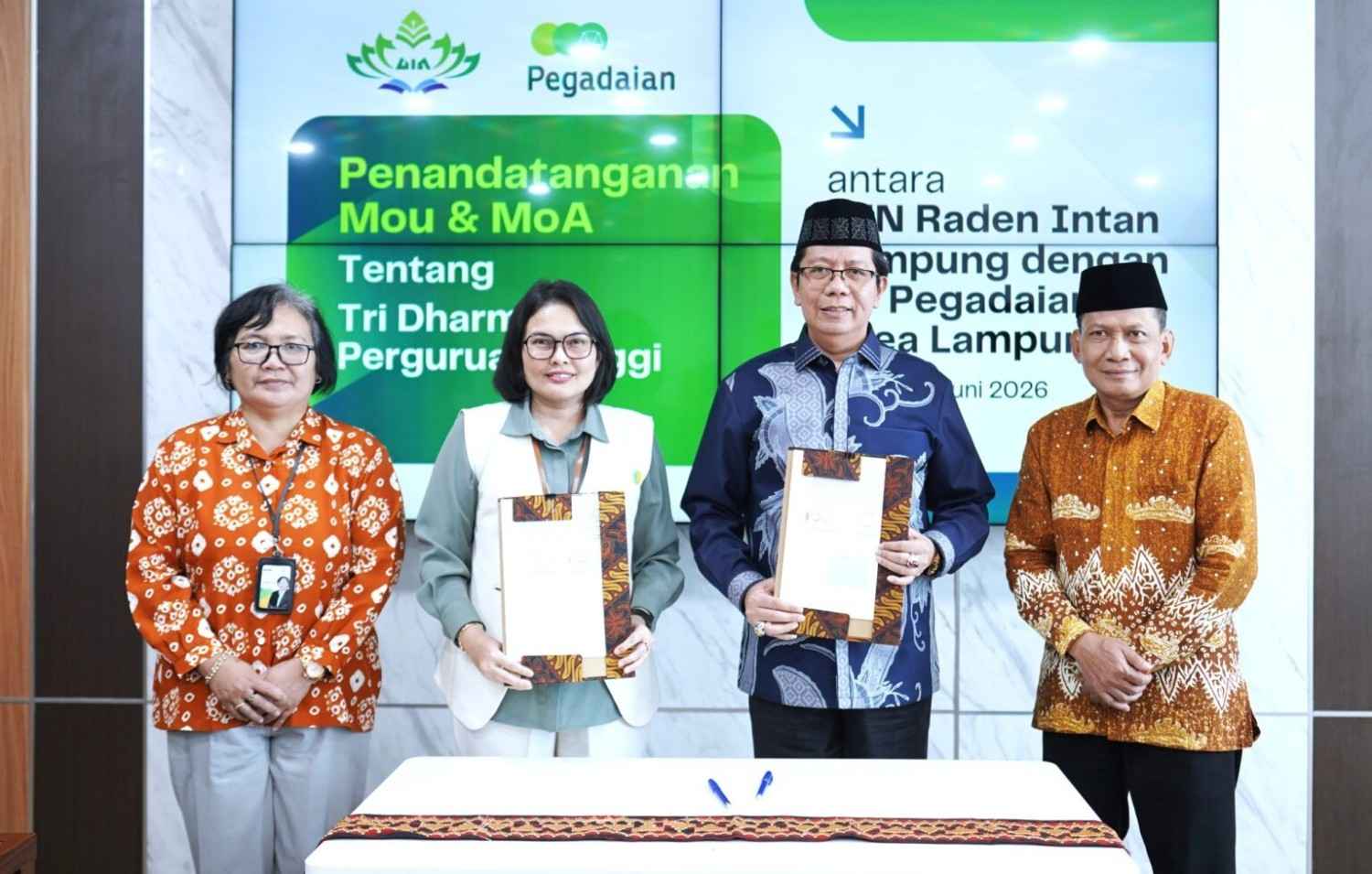 UIN Raden Intan Lampung dan Pegadaian Jalin Kerja Sama, Fokus Literasi Keuangan dan Pengembangan Mahasiswa