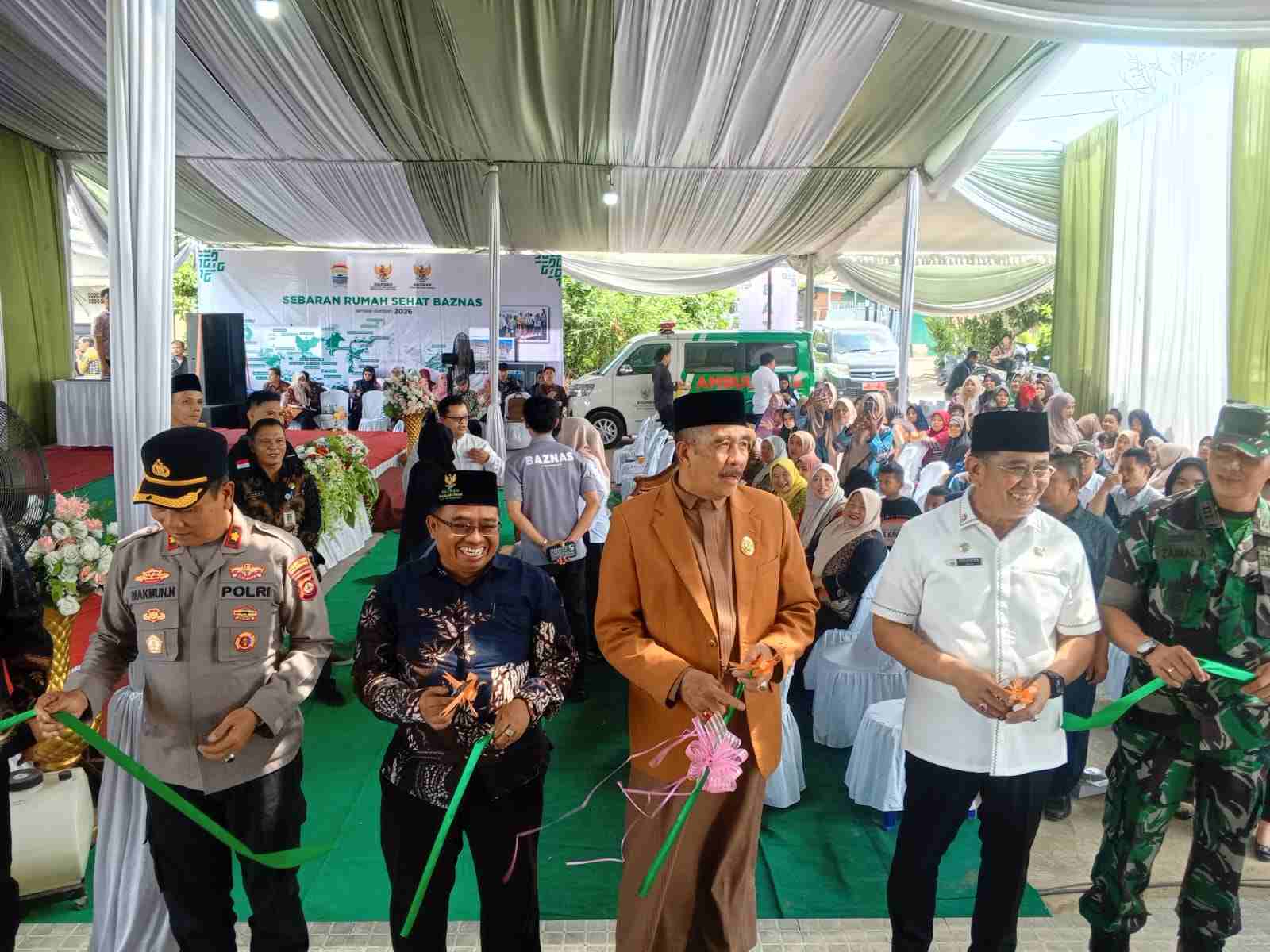 Resmikan Rumah Sehat BAZNAS Pertama di Sumsel, Ridwan Nawawi Targetkan Naik Kelas Jadi Rumah Sakit