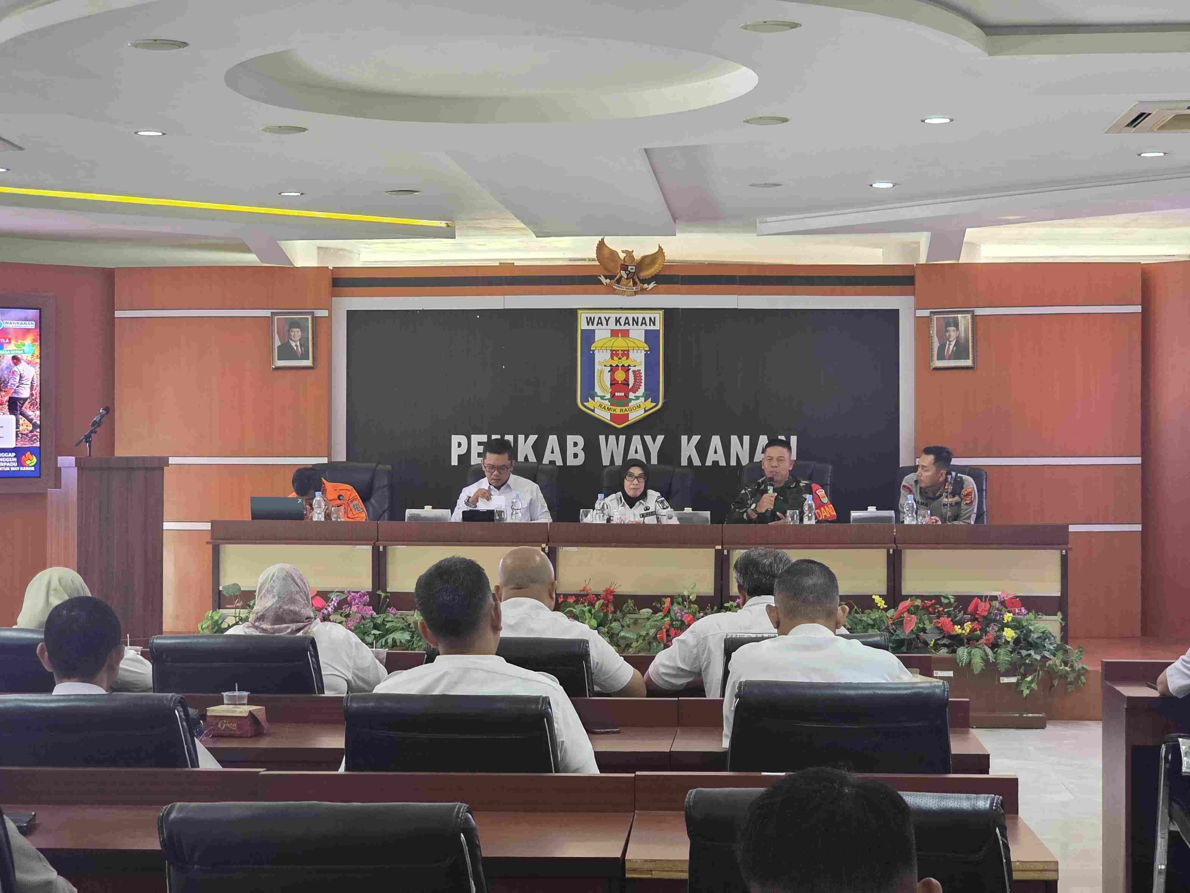 Antisipasi Karhutla dan Kekeringan di Way Kanan, Dandim Letkol Sigit Windarto Dorong Pencegahan Dini