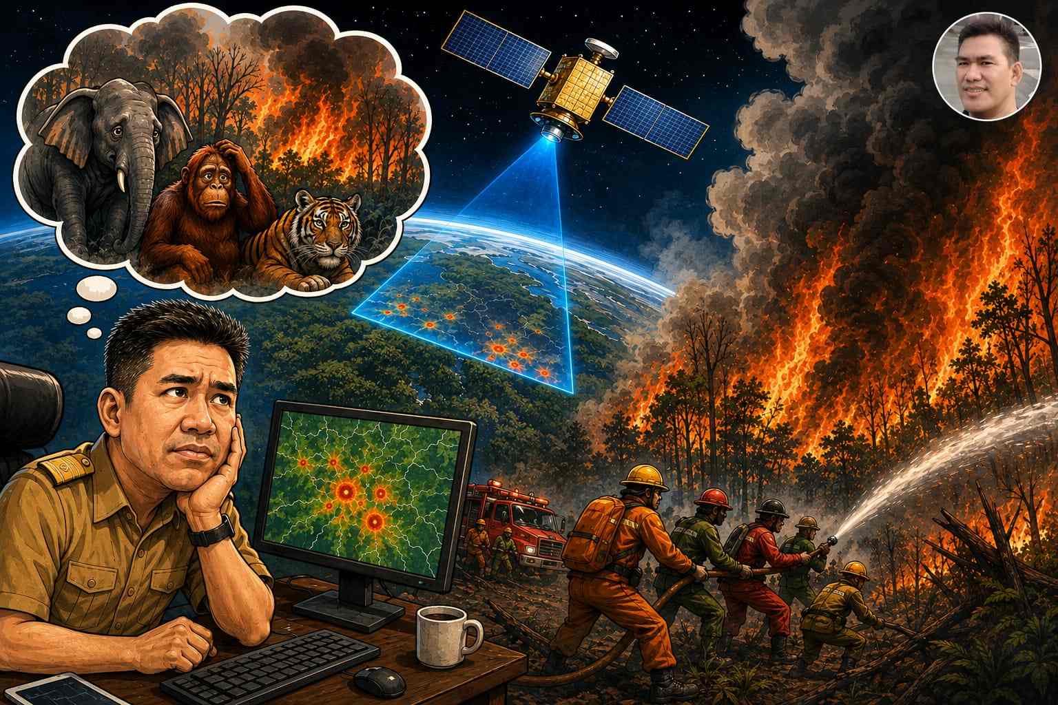 Satelit Sudah Ada, Mengapa Karhutla Masih Terjadi?