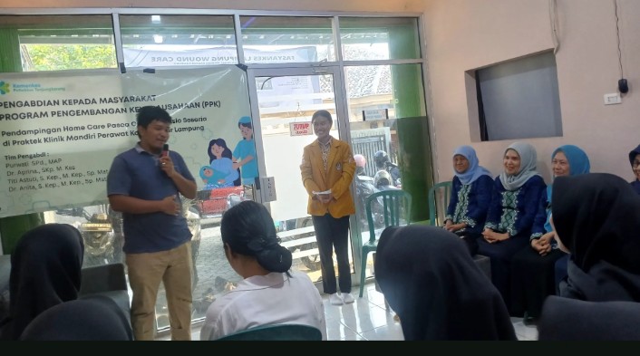 Dosen Poltekkes Tanjungkarang Dorong Lulusan Ners Rintis Usaha Layanan Rawat Luka Pasca Operasi