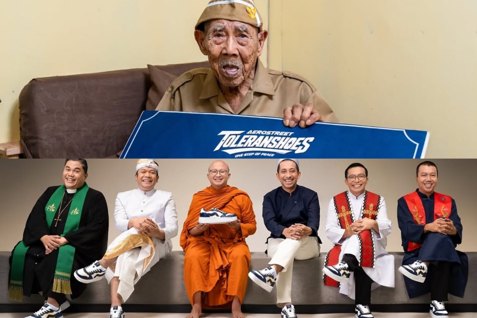 35 Detik Ludes, 1.945 Pasang Sepatu Toleranshoes Untuk Donasi Veteran Abah Anang 
