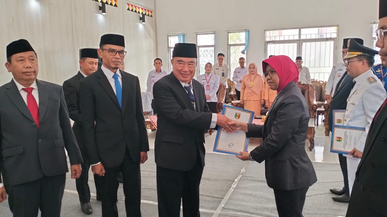 Kukuhkan 4 Kadis, 14 Camat, hingga 13 Kepala Puskesmas, Bupati Tanggamus Tekankan Integritas Pelayanan