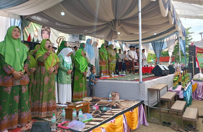 Harlah Muslimat NU ke-80, Ribuan Jamaah Padati Tanjung Rejo Way Kanan