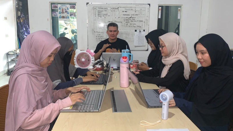 JMSI Lampung Bekali Mahasiswa UIN RIL Keterampilan Menulis Opini dan Berita Berbasis AI
